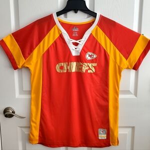 Chiefs Womens Rhinestones Jersey XL